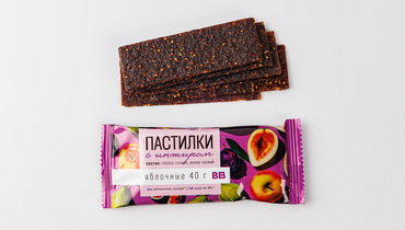 Изображение товара Пастилки яблочные с инжиром