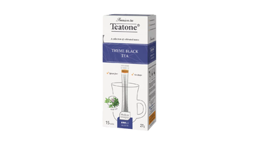 Изображение товара Чай черный Teatone с ароматом чабреца стики 15х1,8 г