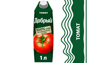 Изображение товара Сок Добрый Томат 1 л