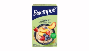 Изображение товара Каша овсяная Быстров Ассорти 240 г