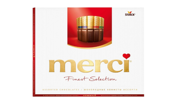 Изображение товара Конфеты в коробке Merci Ассорти 250 г