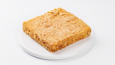 Изображение товара Домашний торт Наполеон с вареной сгущенкой ВкусВилл 500 г