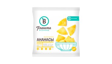 Изображение товара Ананас Планета Витаминов кусочками замороженный 300 г