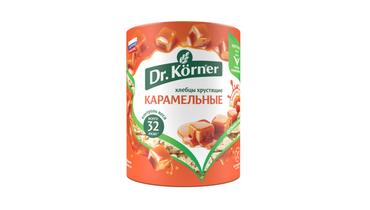 Изображение товара Хлебцы Dr.Korner кукурузно-рисовые карамельные 90 г