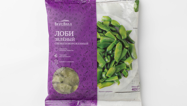 Изображение товара Зеленая фасоль лоби свежезамороженная 400 г ВкусВилл Россия