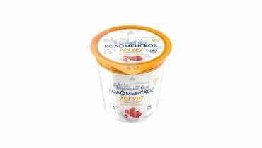 Изображение товара Йогурт Земляника Коломенское термостатный 3% 130 г натуральный продукт