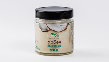 Изображение товара Паста "Урбеч" из мякоти кокоса, Nutvill, 180г
