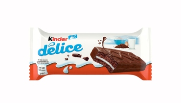 Изображение товара Пирожное бисквитное Kinder Delice покрытое какао-глазурью с молочной начинкой 39 г