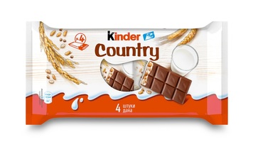 Изображение товара Шоколад молочный Kinder Country с молочно-злаковой начинкой 94 г