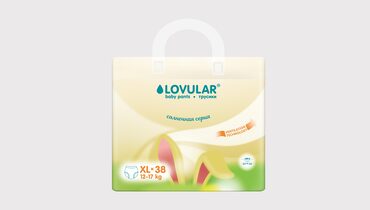 Изображение товара Подгузники-трусики Lovular Солнечная серия XL 12-17 кг 38 шт