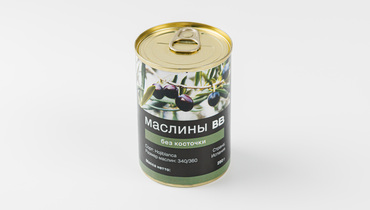 Изображение товара Маслины без косточки, ж/б, 280 г