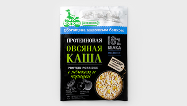 Изображение товара Каша протеиновая "Овсяная" яблоко-корица