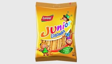 Изображение товара Соломка Lorenz Junior 60 г - хрустящая закуска без искусственных добавок