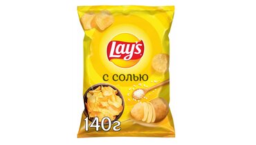 Изображение товара Чипсы картофельные Lay`s Натуральный 140 г
