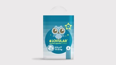 Изображение товара Подгузники-трусики Lovular Classic ночные XXL 15-25 кг 17 шт