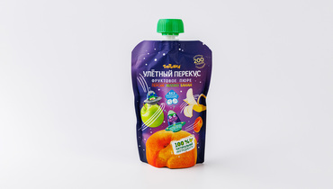 Изображение товара Пюре из персика, яблока и банана, 200 г