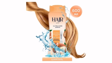 Изображение товара Шампунь для волос Hair Argan ультра уход для сухих и поврежденных волос 600 мл