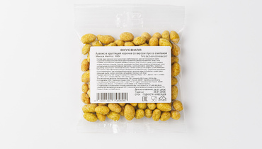 Изображение товара Арахис в хрустящей корочке со вкусом лука со сметаной