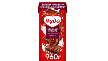 Изображение товара Коктейль молочный Чудо Шоколад 960 г