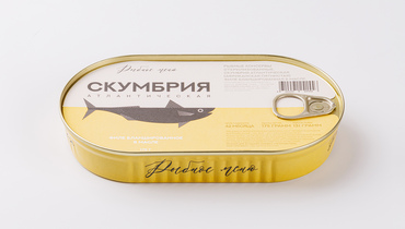 Изображение товара Скумбрия филе бланшированная в масле, 175 г