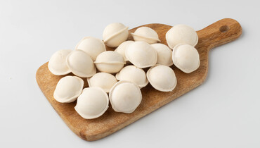 Изображение товара Пельмени с говядиной и свининой замороженные ВкусВилл 765 рублей