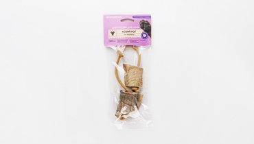 Изображение товара Лакомство для собак Козий рог на веревке гипоаллергенное натуральное