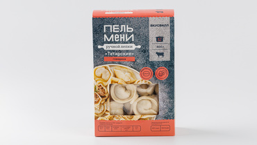 Изображение товара Пельмени ручной лепки Татарские из говядины и индейки 500 г