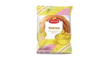 Изображение товара Улитка Лимак слоеная с миндальным кремом 90 г
