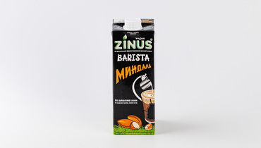 Изображение товара Напиток миндальный Zinus Barista ультрапастеризованный 1 л