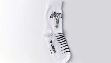 Изображение товара Носки Зебра 38-41 - Теплые и социально ответственные