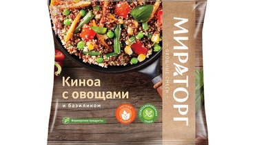 Изображение товара Смесь овощная Мираторг киноа с овощами и базиликом замороженная 400 г