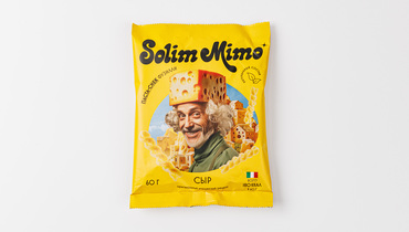 Изображение товара Паста-снек фузилли сырный Solim Mimo, 60 г