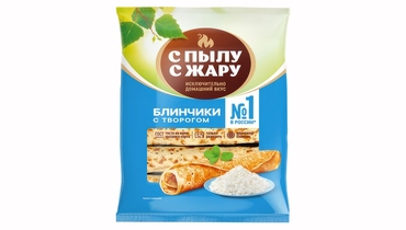 Изображение товара Блинчики С пылу С жару с творогом замороженные 360 г