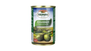 Изображение товара Оливки Monini с косточкой 300 г