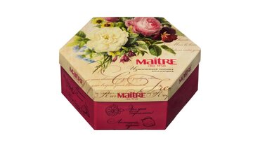 Изображение товара Чай ассорти Maitre de The Цветы 12 вкусов пакетированный 120 г