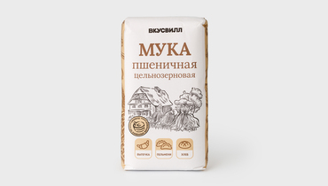 Изображение товара Мука пшеничная цельнозерновая, 500 г