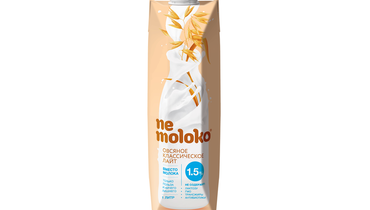 Изображение товара Напиток овсяный Nemoloko классический лайт 1,5% 1 л