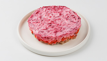 Изображение товара Салат Сельдь под шубой 180 г готовый классический рецепт