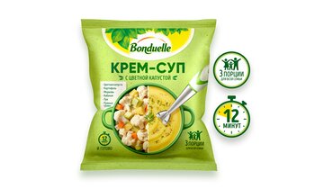 Изображение товара Смесь овощная Бондюэль крем-суп с цветной капустой 350 г