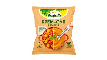 Изображение товара Смесь овощная Бондюэль крем-суп из тыквы замороженная 350 г