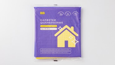 Изображение товара Салфетки целлюлозные, 3 шт