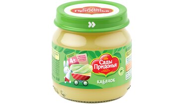 Изображение товара Пюре овощное Сады Придонья кабачок с 4 месяцев 80 г