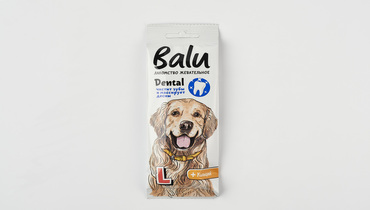 Изображение товара Лакомство жевательное для собак крупных пород "Dental" Balu, 36 гр