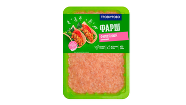 Изображение товара Фарш из филе ЦБ Троекурово Филейный 450 г