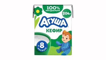 Изображение товара Кефир детский Агуша 3,2% с 8 месяцев 204 г