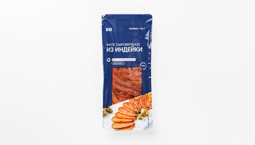 Изображение товара Филе индейки сыровяленое ВкусВилл 80 г натуральный деликатес