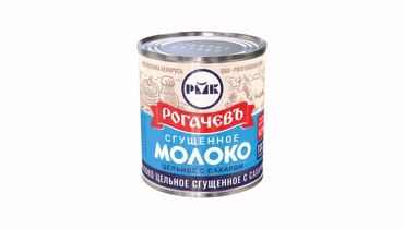 Изображение товара Молоко сгущенное Рогачевъ цельное с сахаром 8,5% 380 г
