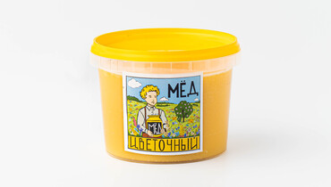 Изображение товара Мед натуральный цветочный, 1 кг