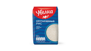 Изображение товара Рис Увелка круглозерный шлифованный 800 г