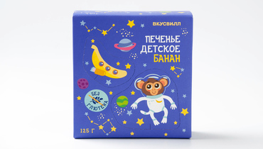 Изображение товара Печенье детское "Банан", без глютена